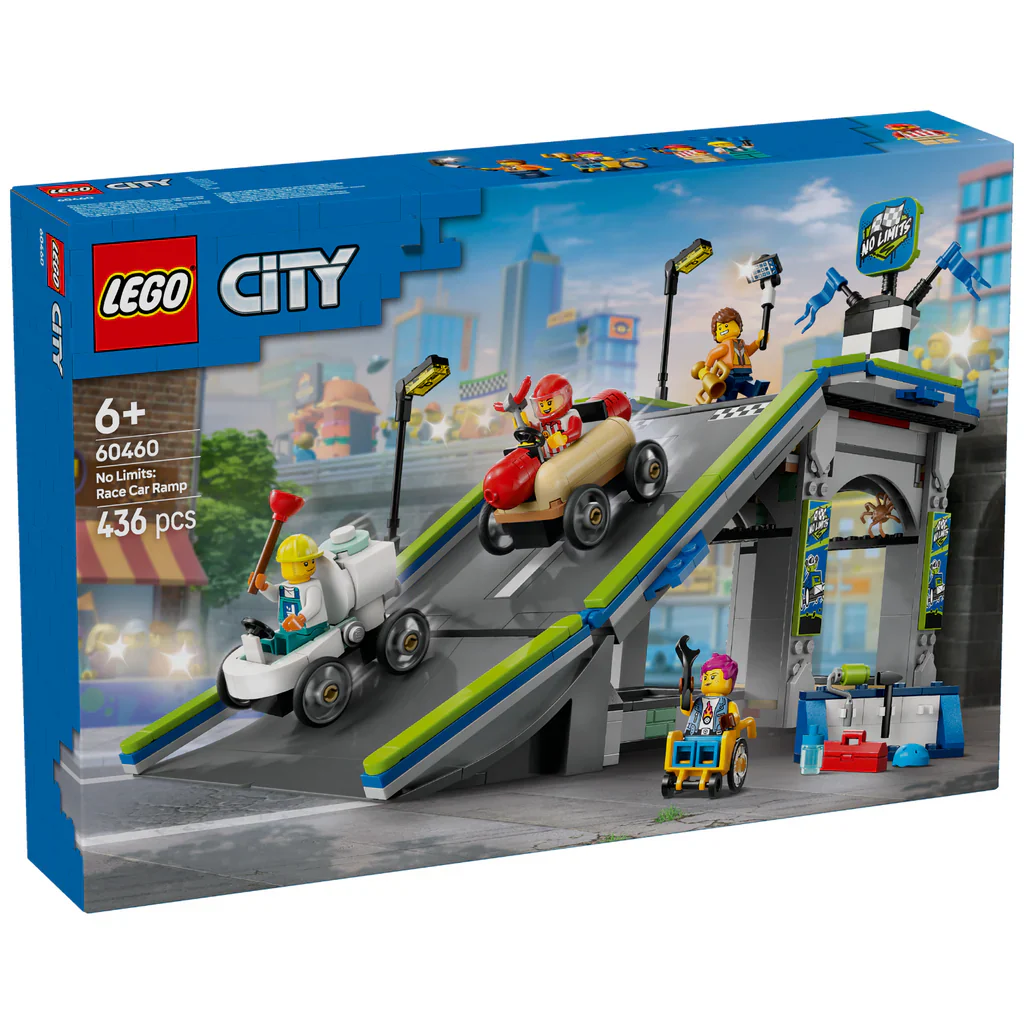 Lego City No Limits: Race Car Ramp Truck 60460