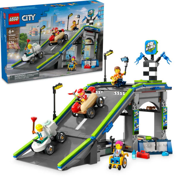 Lego City No Limits: Race Car Ramp Truck 60460 - Image 2