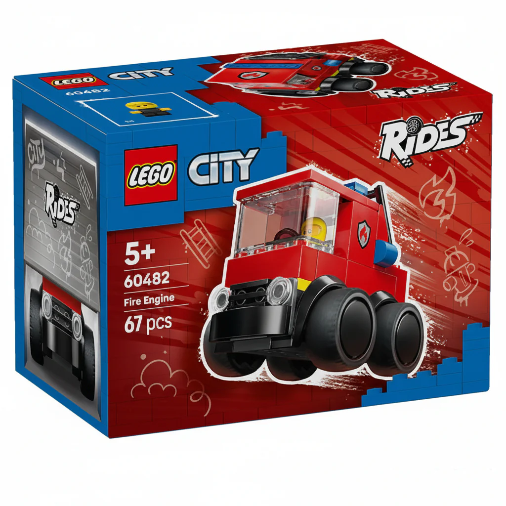 Lego City Rides Fire Engine 60482