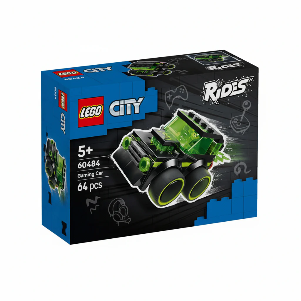 Lego City Rides Gaming Race Car 60484