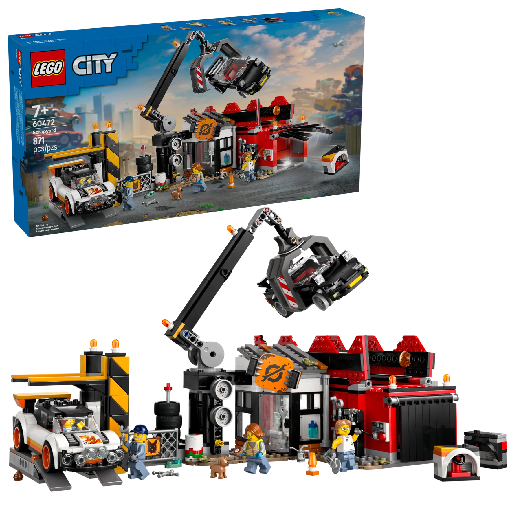 Lego City Scrapyard with Cars and Crane 60472 - Image 2