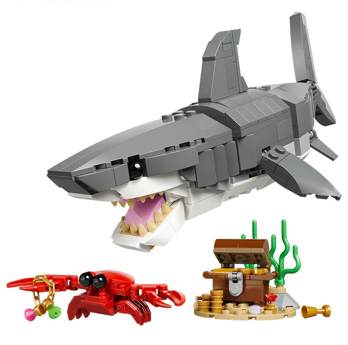 Lego Creator 3in1 Fierce Shark With a Treasure Chest 31381 - Image 2