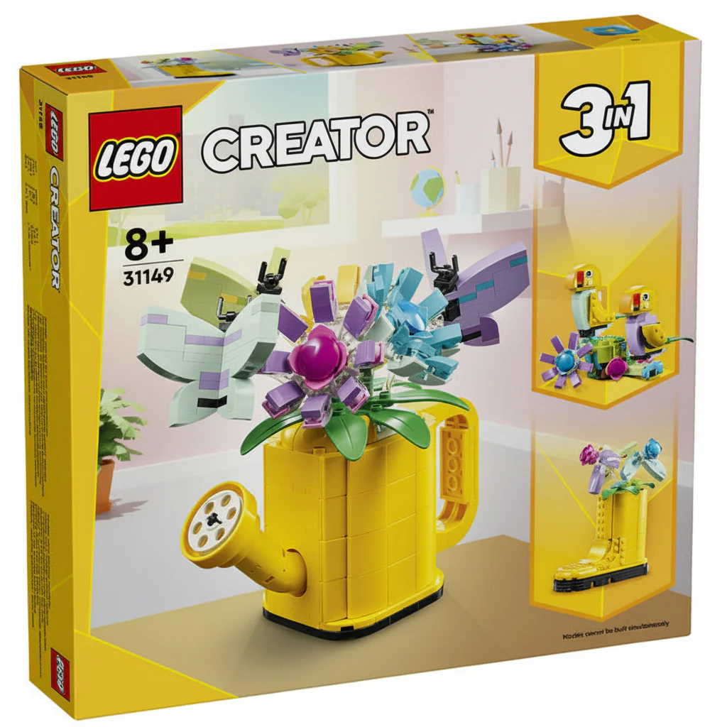 Lego Creator Flowers in Watering Can 31149