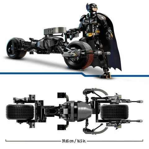 Lego DC Comics Batman Construction Figure & the Bat-Pod Bike 76273 - Image 2