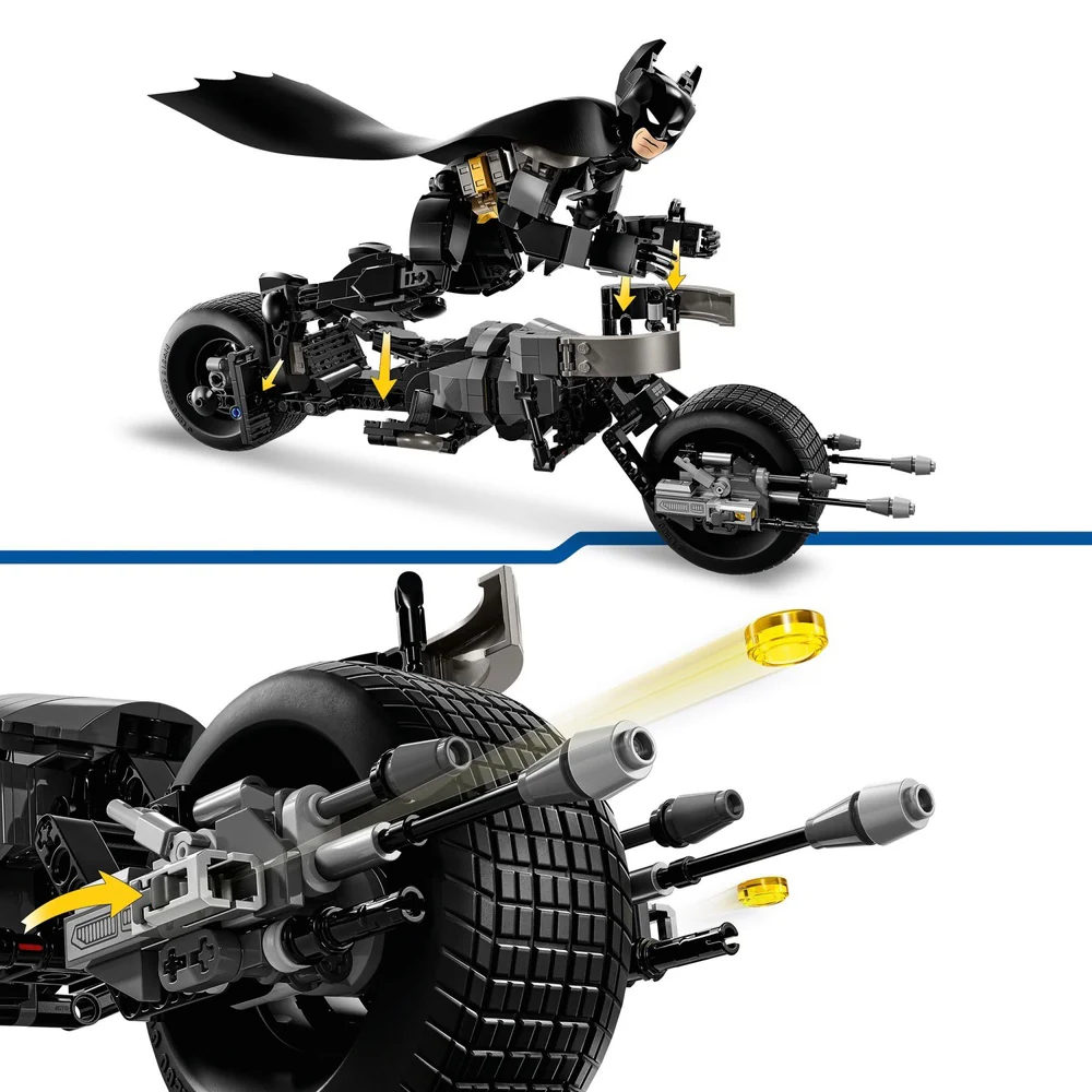 Lego DC Comics Batman Construction Figure & the Bat-Pod Bike 76273 - Image 3