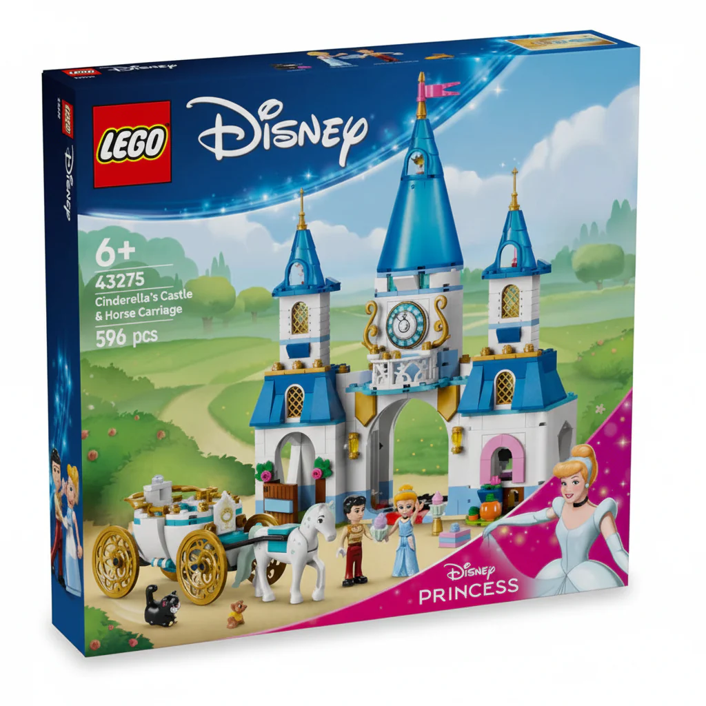 Lego Disney Cinderella's Castle and Horse Carriage 43275