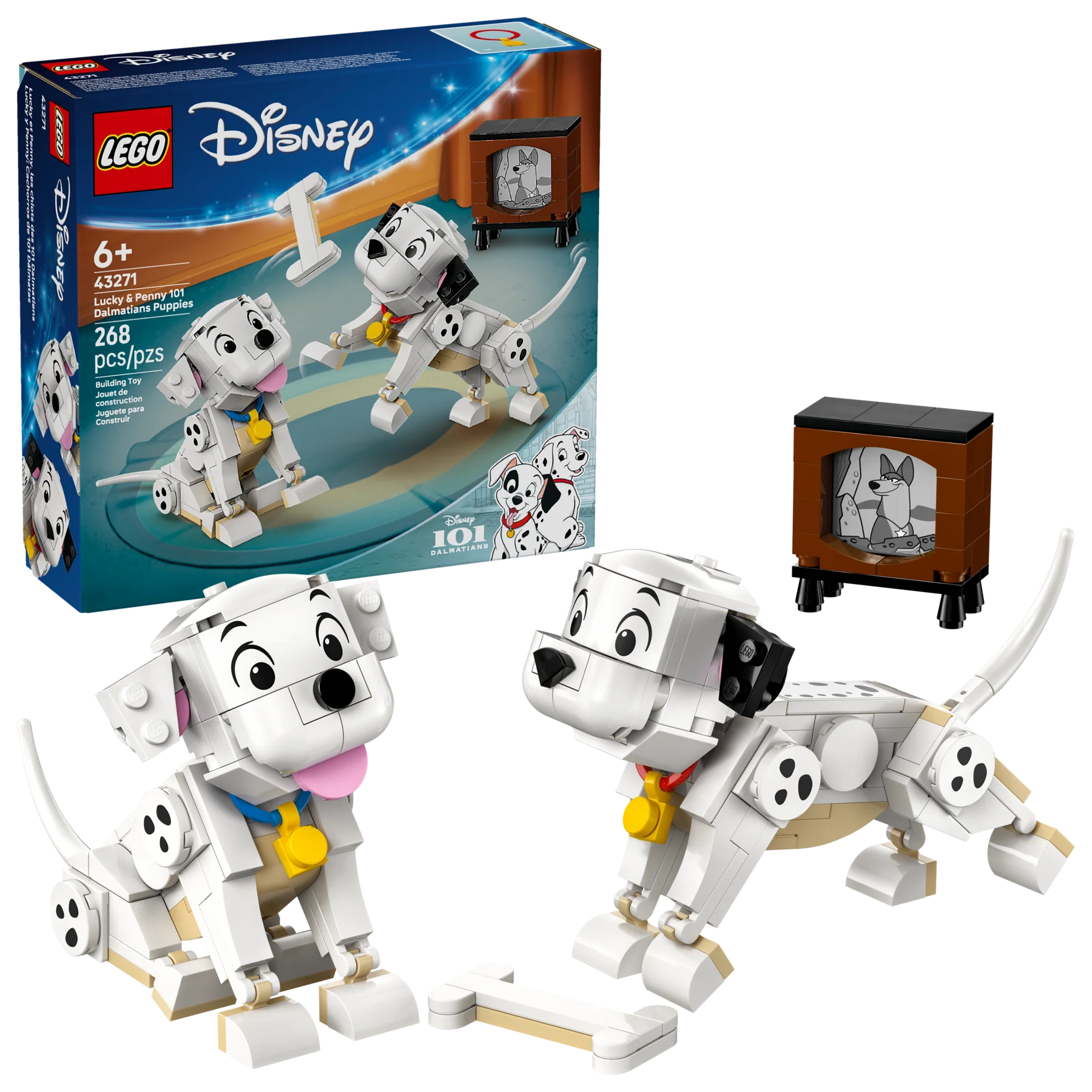 Lego Disney Lucky & Penny 101 Dalmatians Puppies 43271 - Image 2