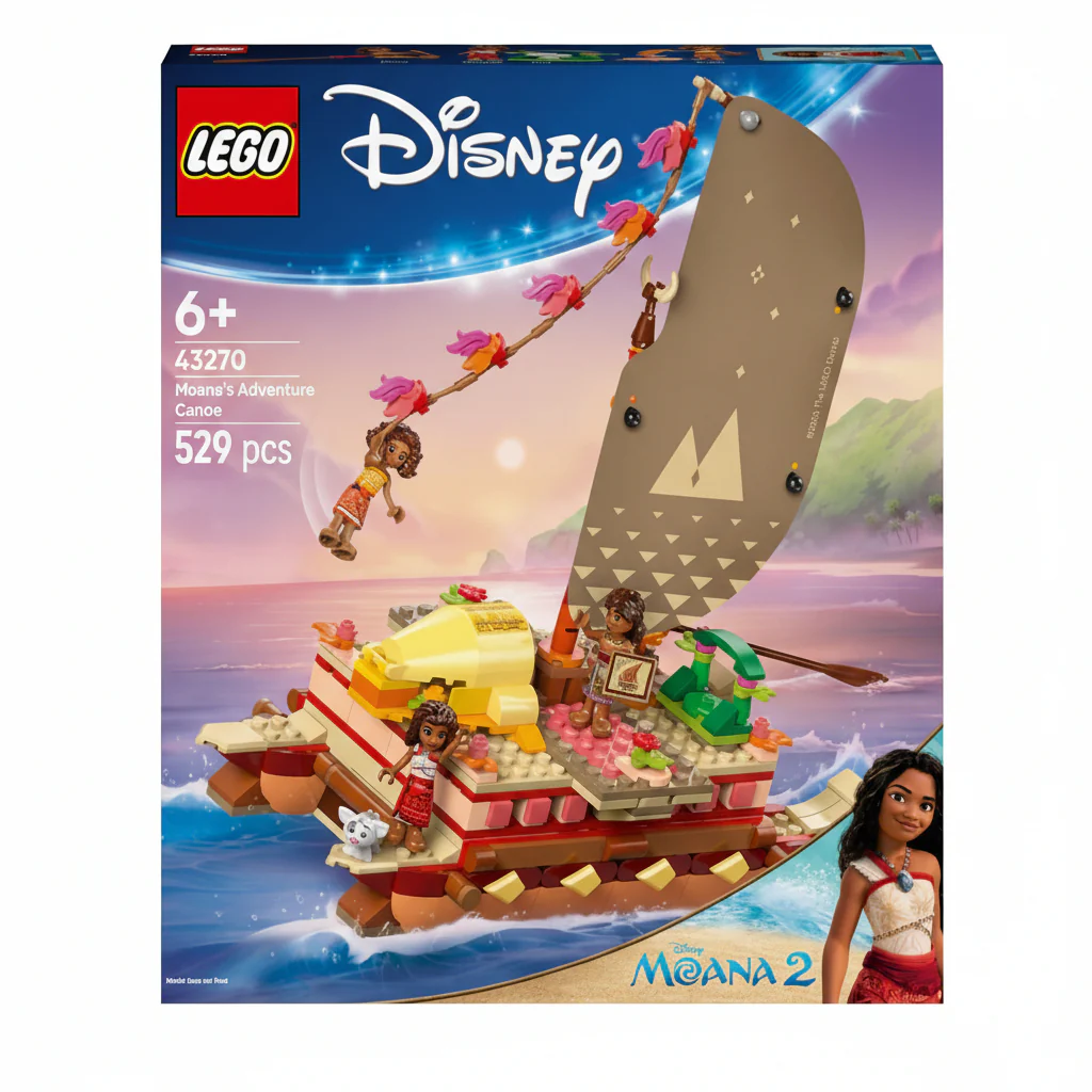 Lego Disney Princess Moana's Adventure Canoe 43270