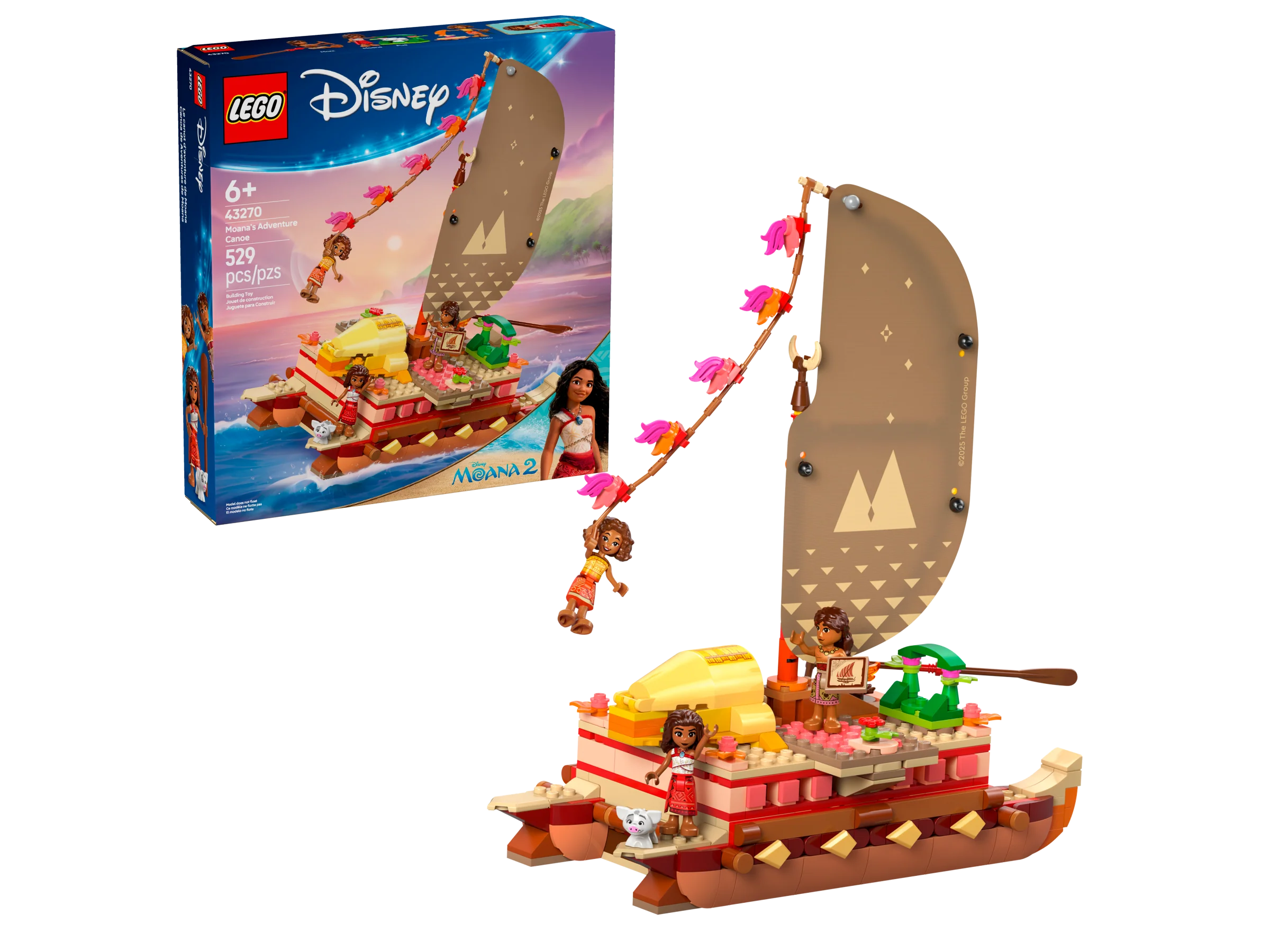 Lego Disney Princess Moana's Adventure Canoe 43270 - Image 2