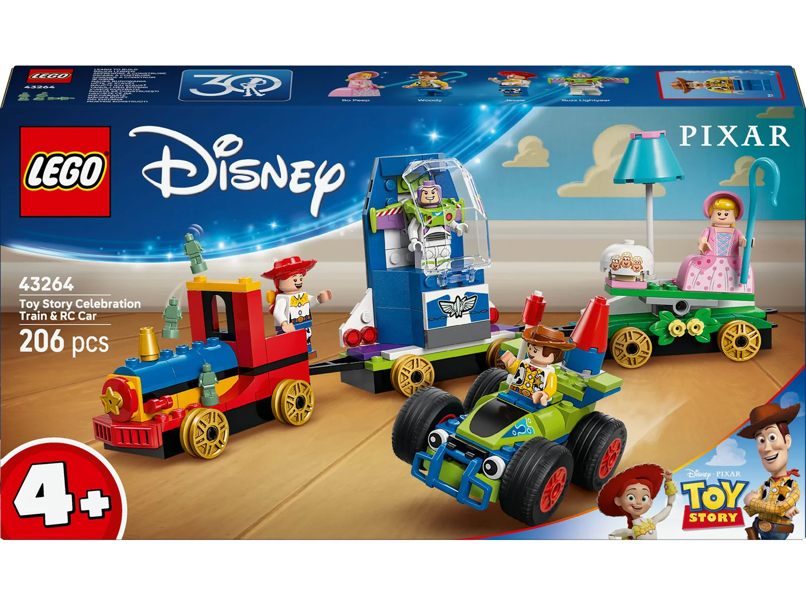 Lego Disney Toy Story Celebration Train & RC Car 43264