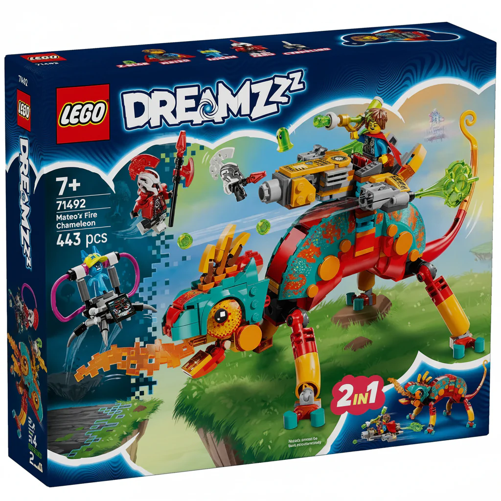 Lego Dreamzzz Mateo's Fire Chameleon Set 71492