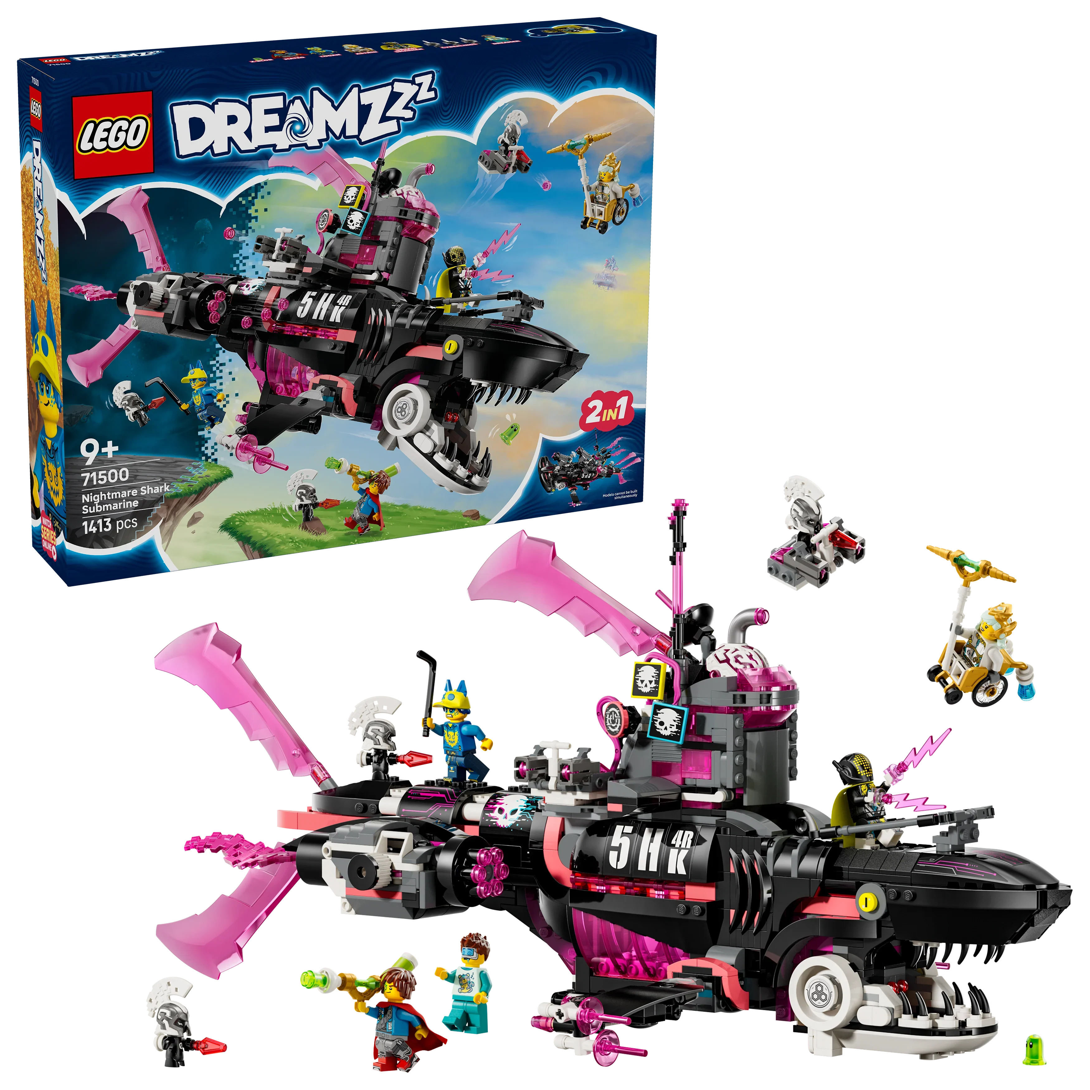 Lego Dreamzzz Nightmare Shark Submarine 71500 - Image 2