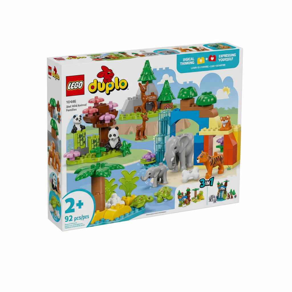 Lego Duplo 3-in-1 Wild Animals Families 10446