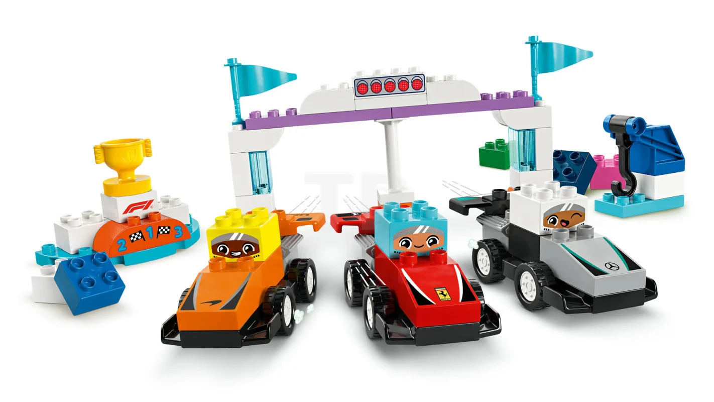 Lego Duplo F1 Team Race Cars & Drivers 10445 - Image 3