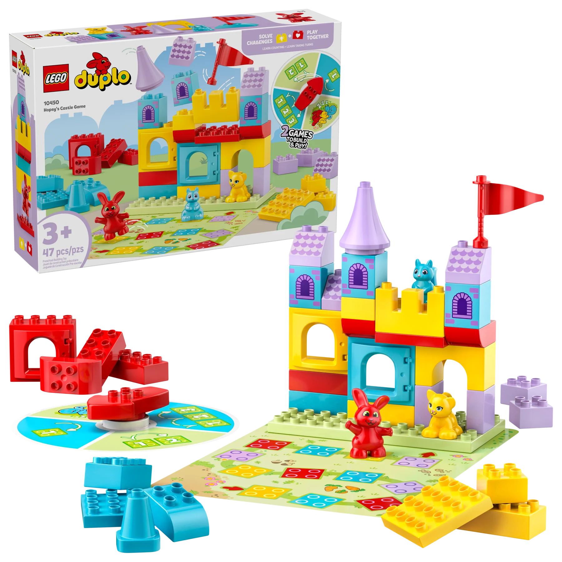 Lego Duplo Hopsy's Castle Game 10450 - Image 3