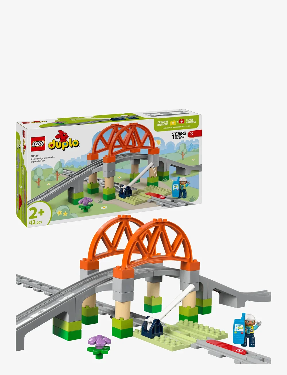Lego Duplo Train Bridge and Tracks Set 10426 - Image 2