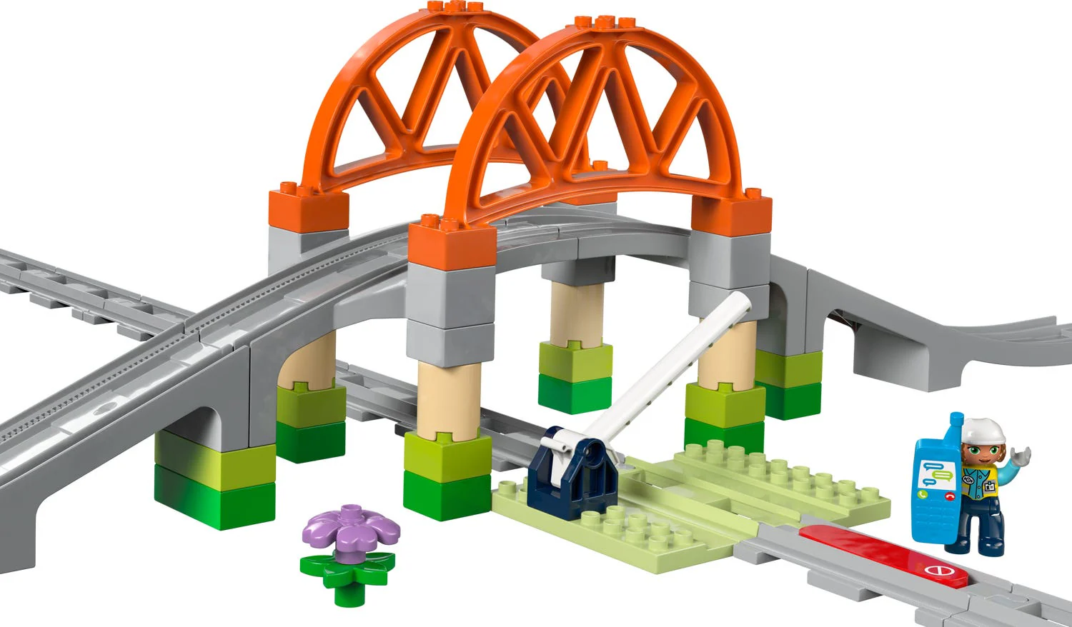 Lego Duplo Train Bridge and Tracks Set 10426 - Image 3