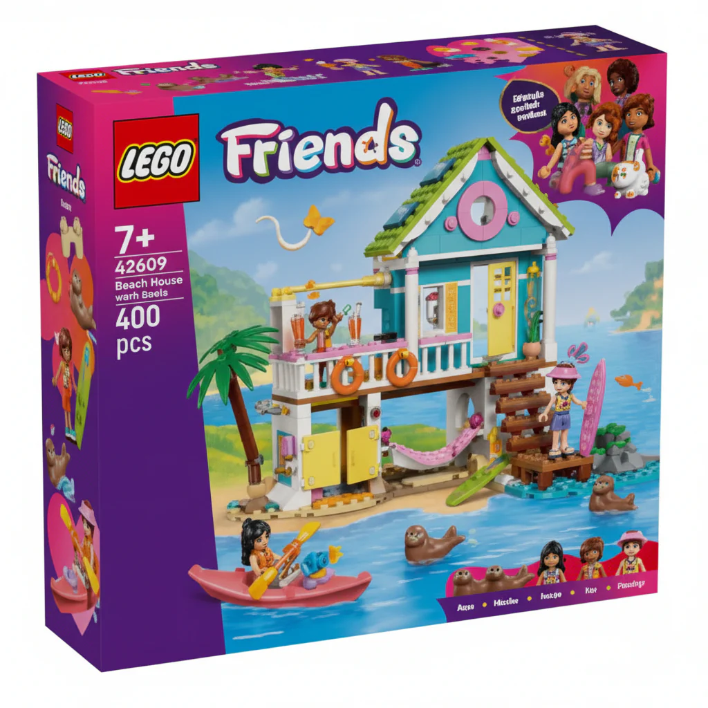 Lego Friends Beach House With Seals 42699