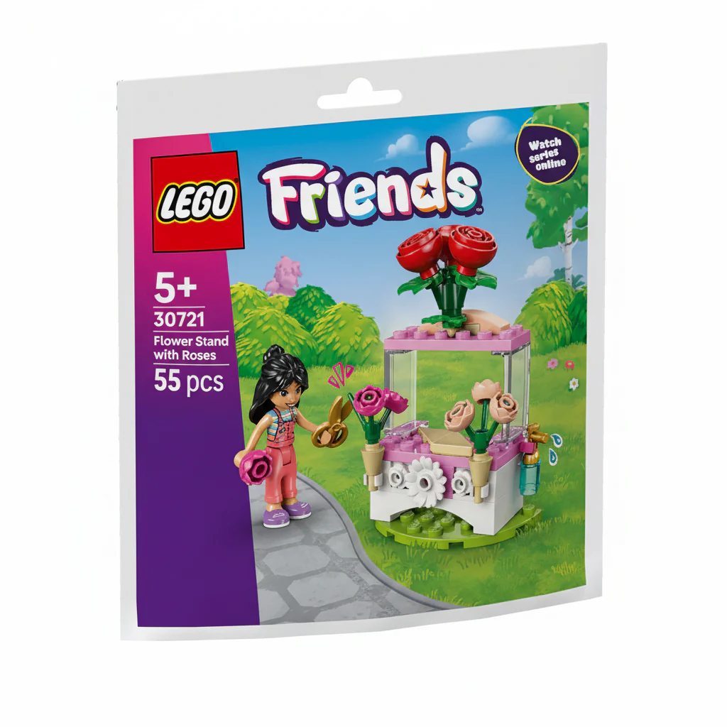 Lego Friends Flower Stall with Roses 30721