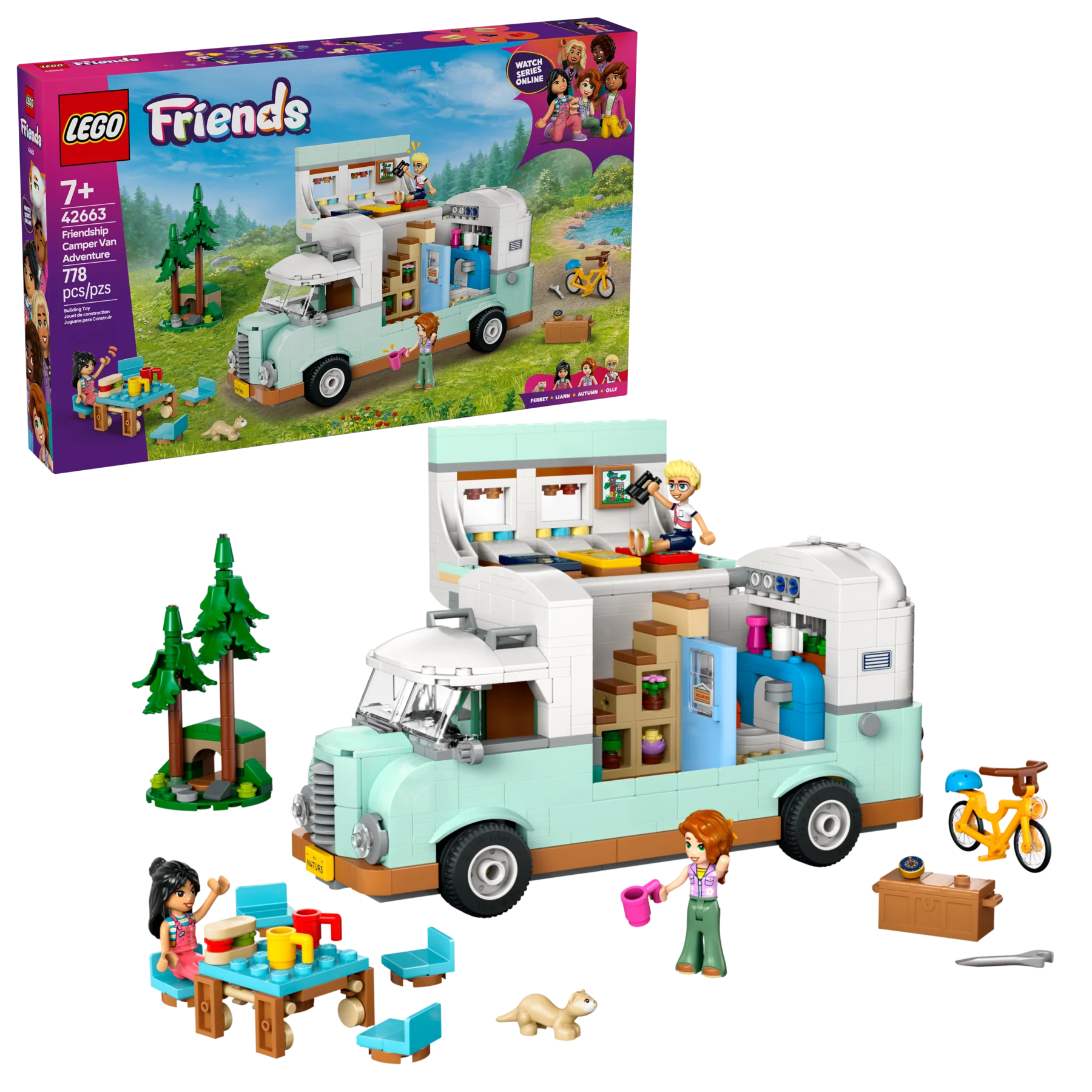 Lego Friends Friendship Camper Van Adventure 42663 - Image 2