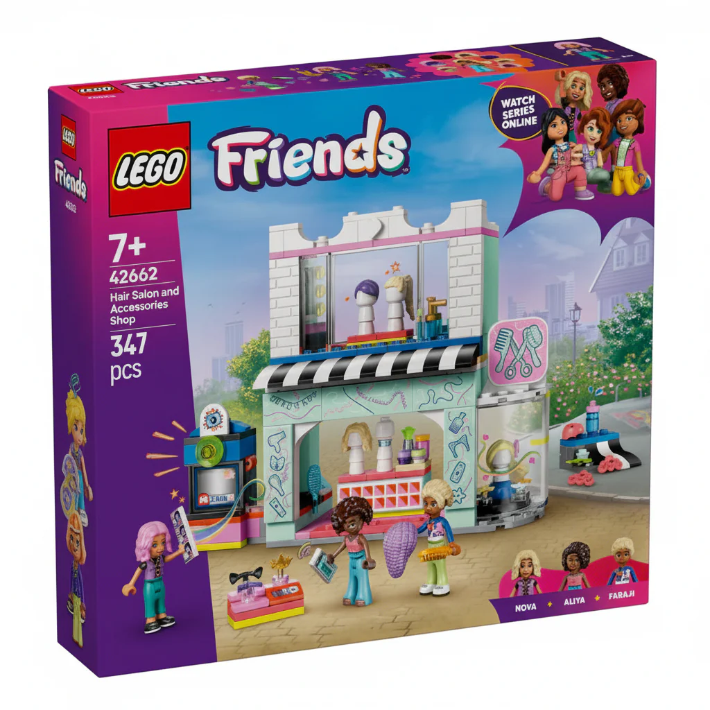 Lego Friends Hair Salon and Accessories Store 42662