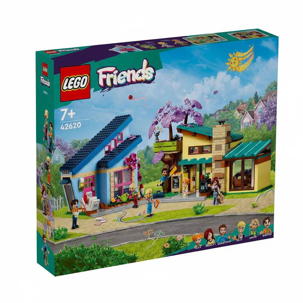 Lego Friends Olly and Paisley's Family Houses 42620