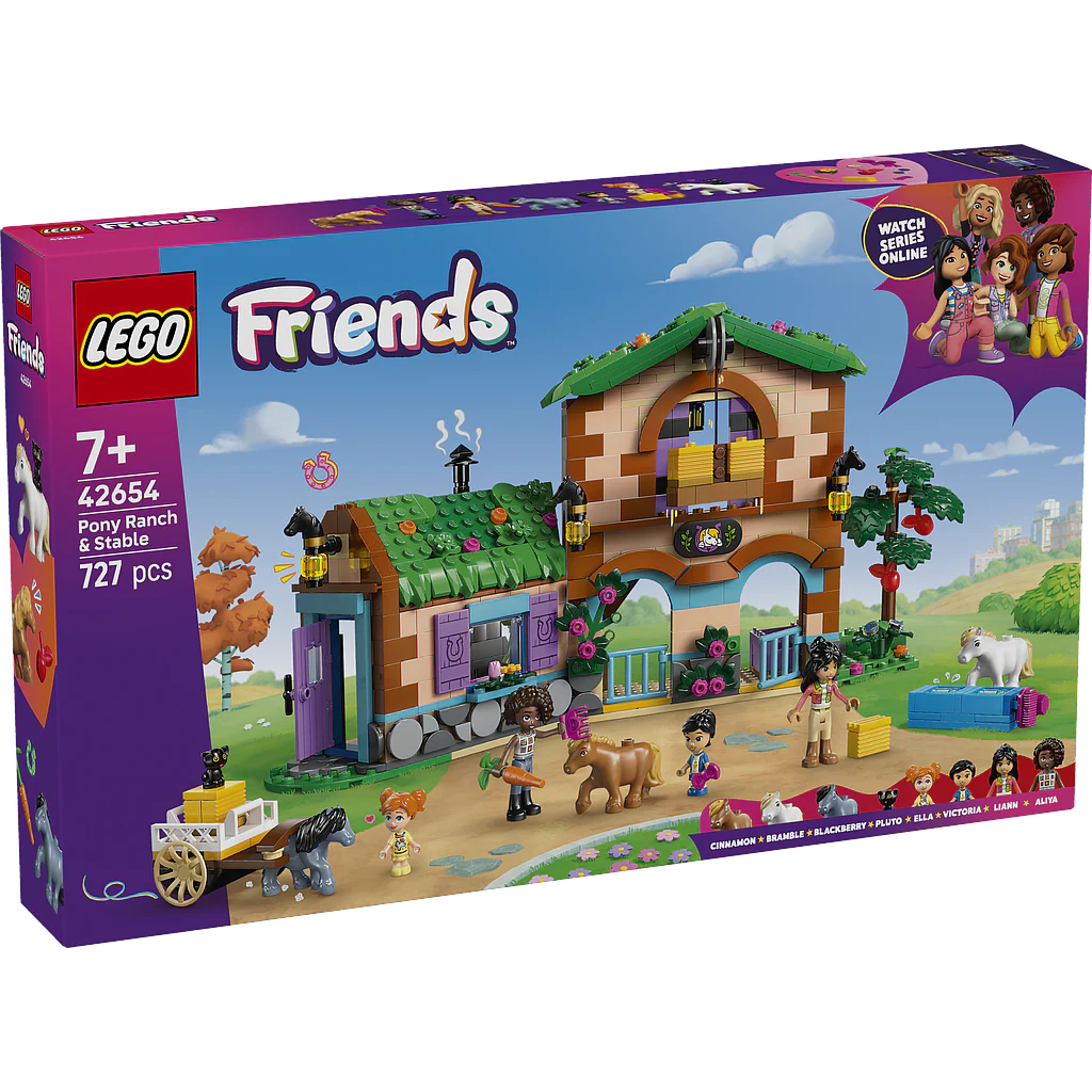 Lego Friends Pony Ranch & Stable Set 42654