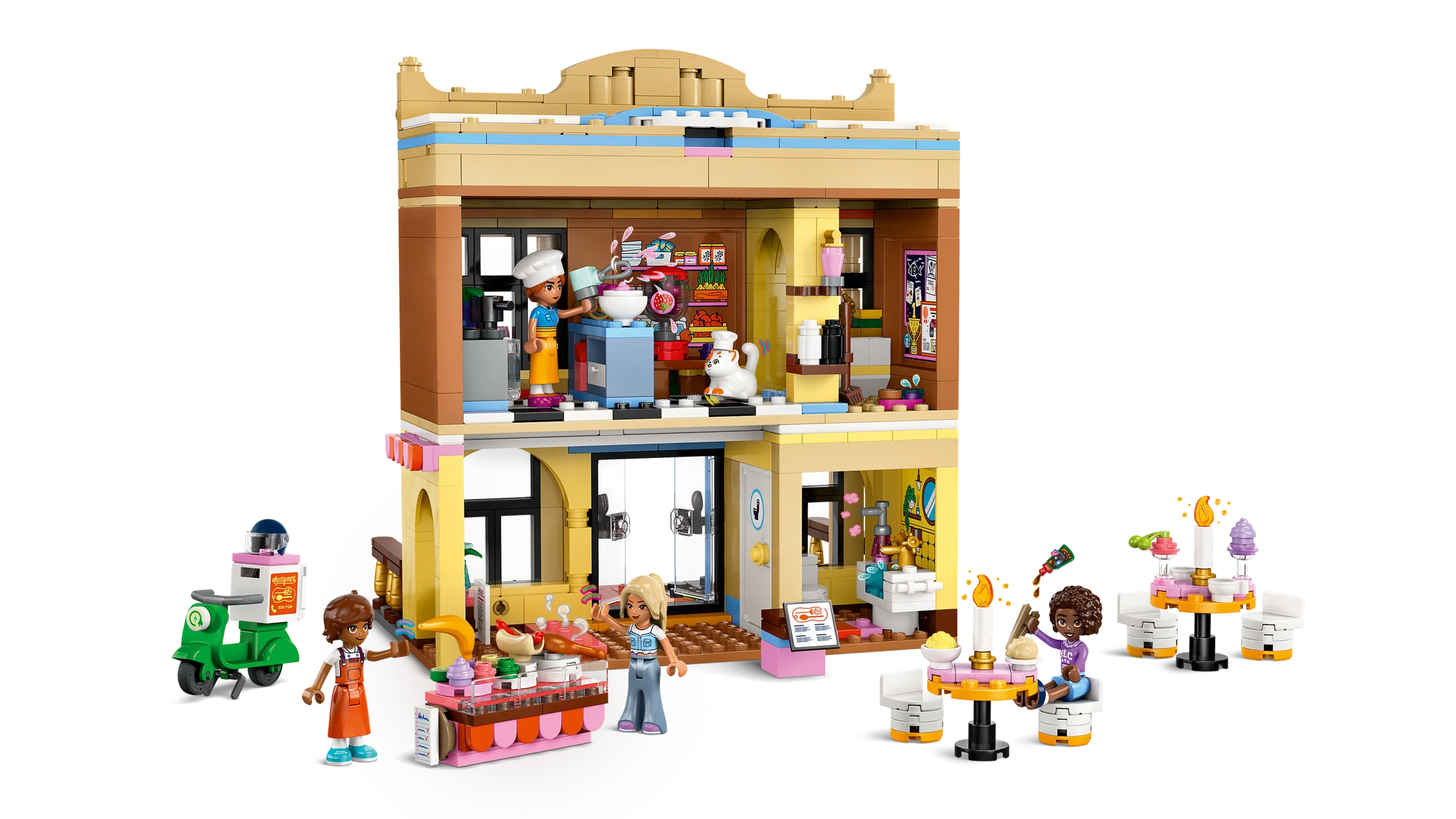Lego Friends Restaurant and Cooking School 42655 - Image 3