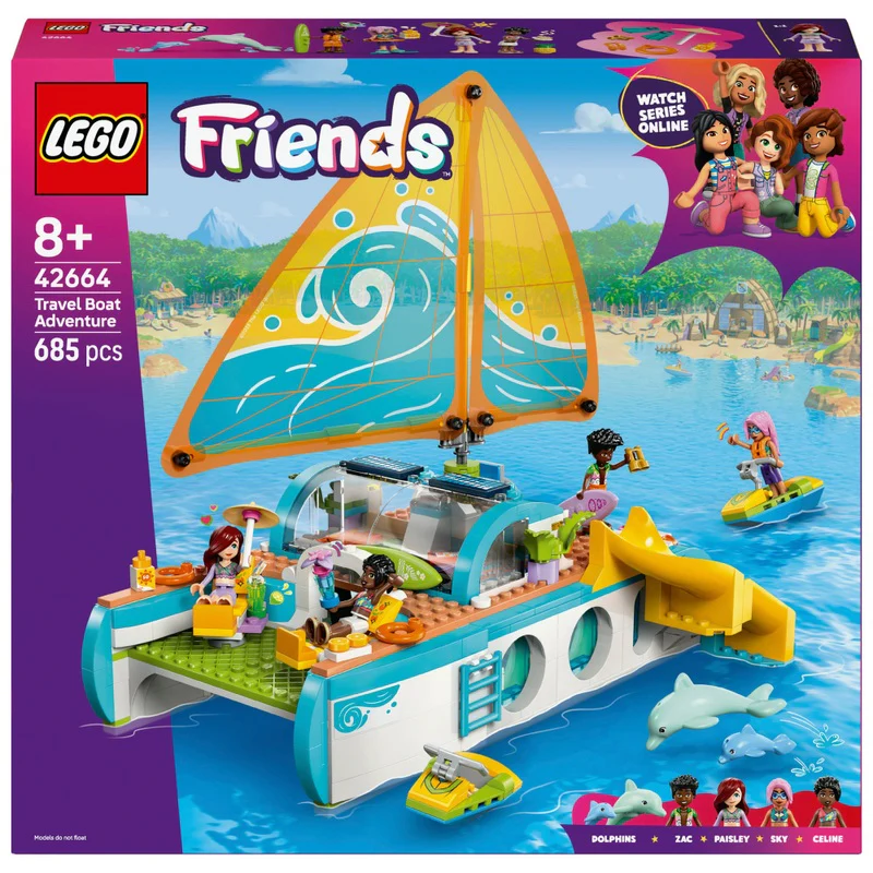 Lego Friends Travel Boat Adventure Set 42664