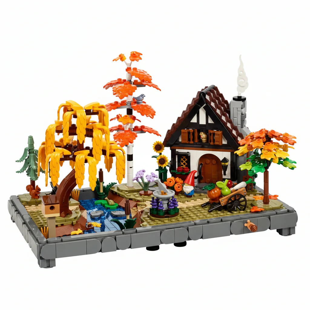 Lego Icons Autumn Cottage Garden 11372 - Image 2