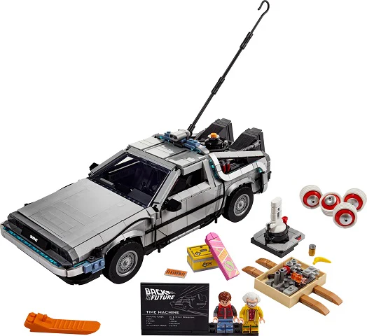 Lego Icons Back to the Future Time Machine 10300 - Image 3