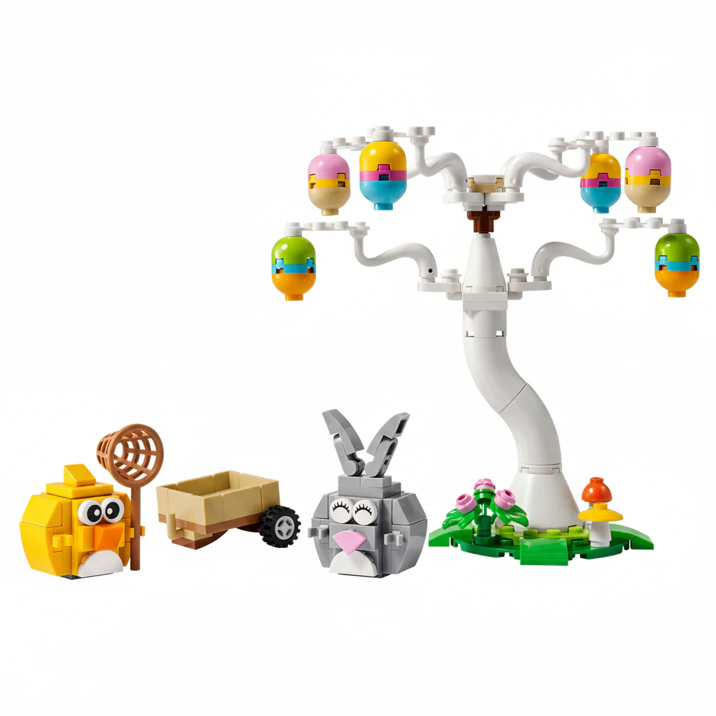 Lego Icons Easter Bunny and Chick Egg Hunt 40808 - Image 2