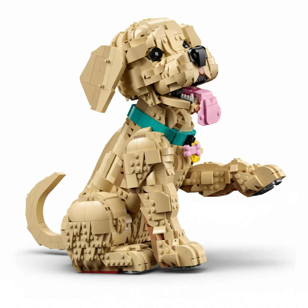 Lego Icons Golden Retriever Puppy 11384 - Image 2