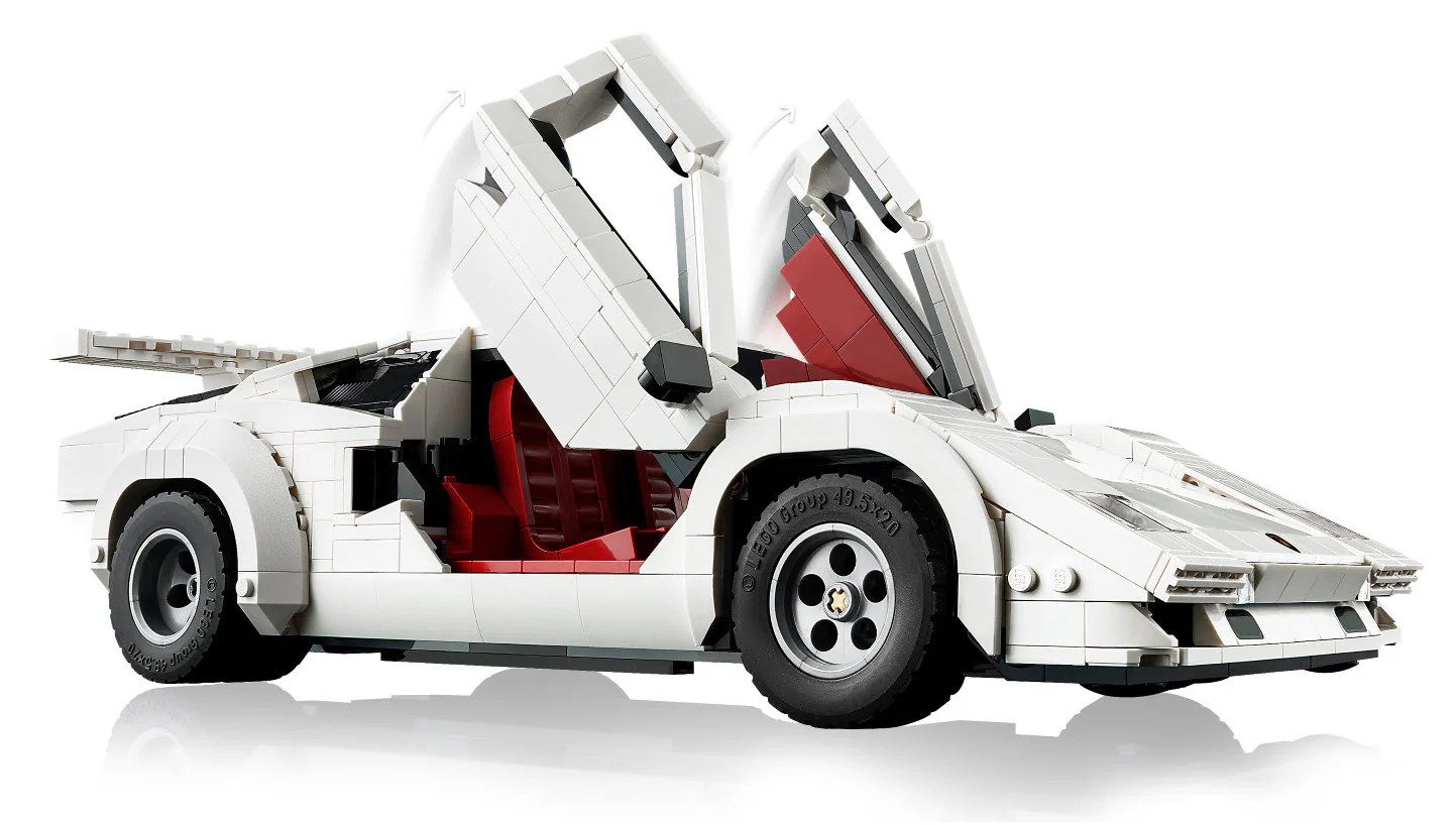 Lego Icons Lamborghini Countach 5000 Quattrovalvole 10337 - Image 3