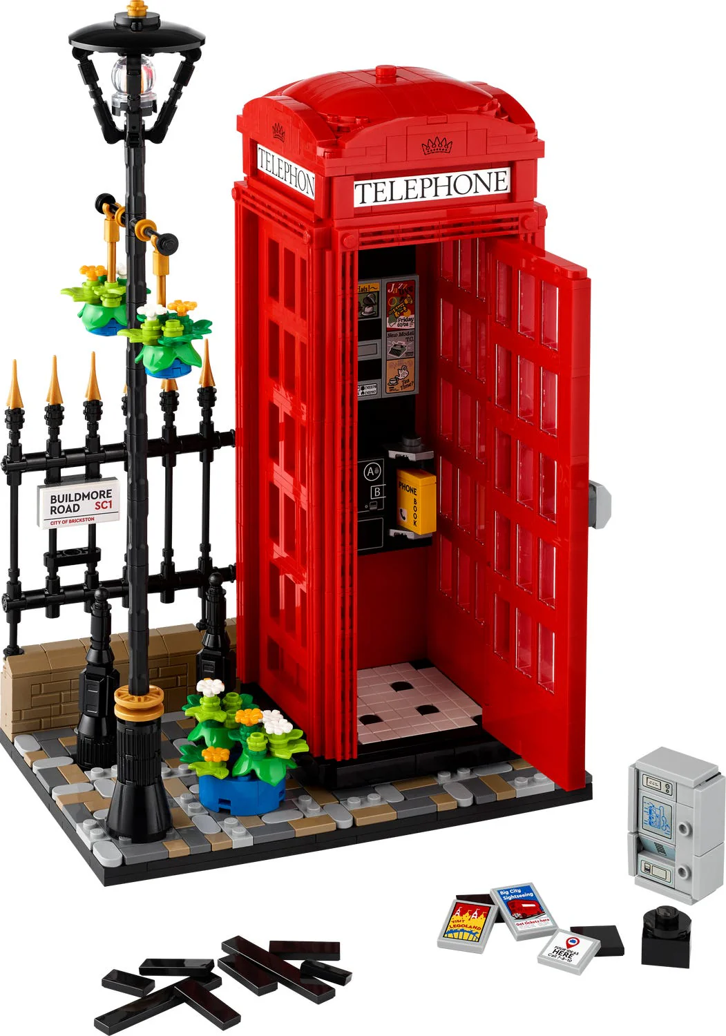 Lego Ideas Red London Telephone Box 21347 - Image 3
