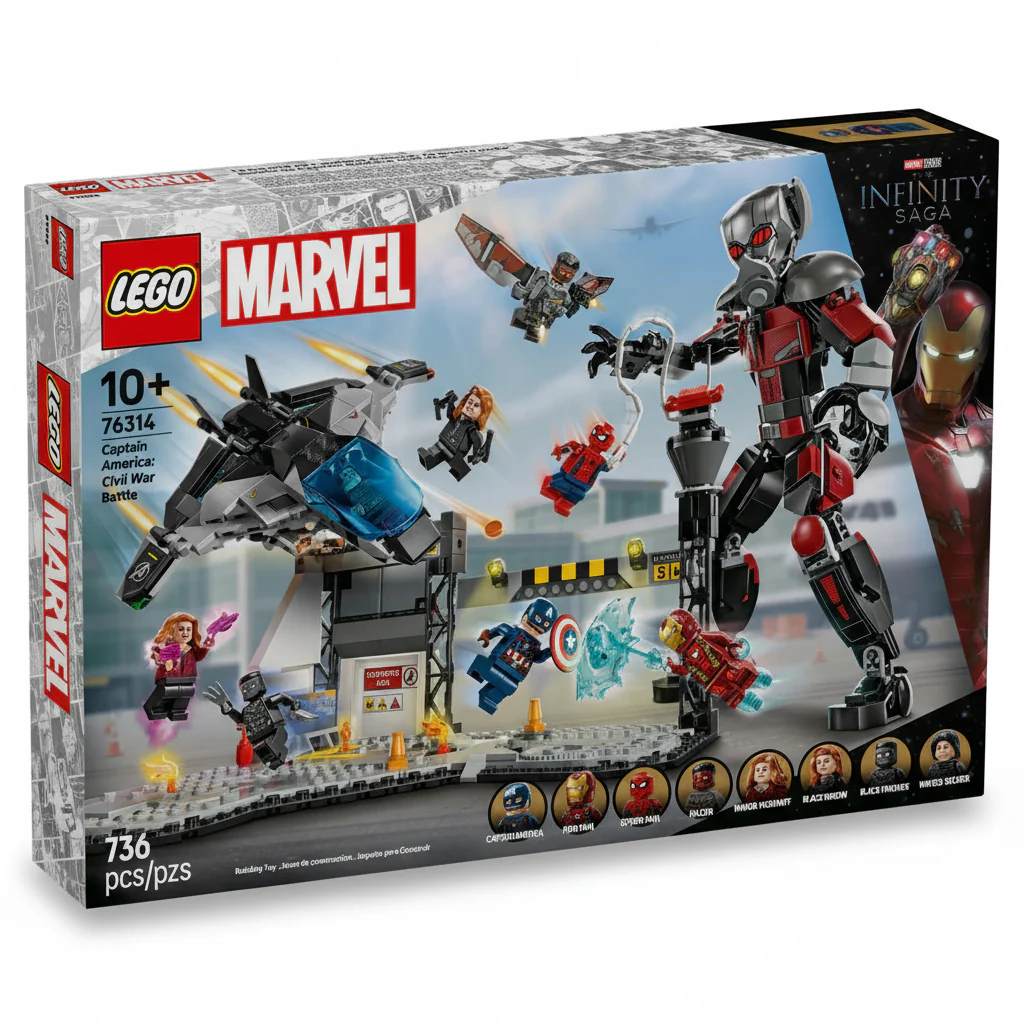 Lego Marvel Captain America: Civil War Action Battle 76314