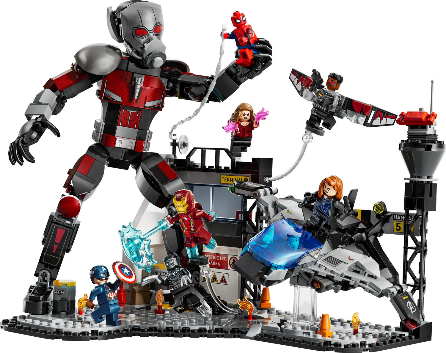 Lego Marvel Captain America: Civil War Action Battle 76314 - Image 2