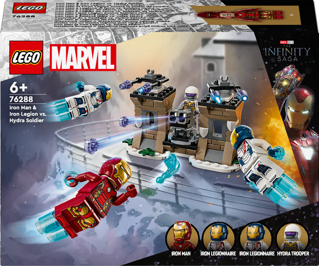 Lego Marvel Iron Man & Iron Legion Vs. Hydra Soldier 76288