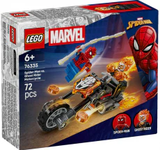 Lego Marvel Spider-Man Vs. Ghost Rider Motorcycle 76335
