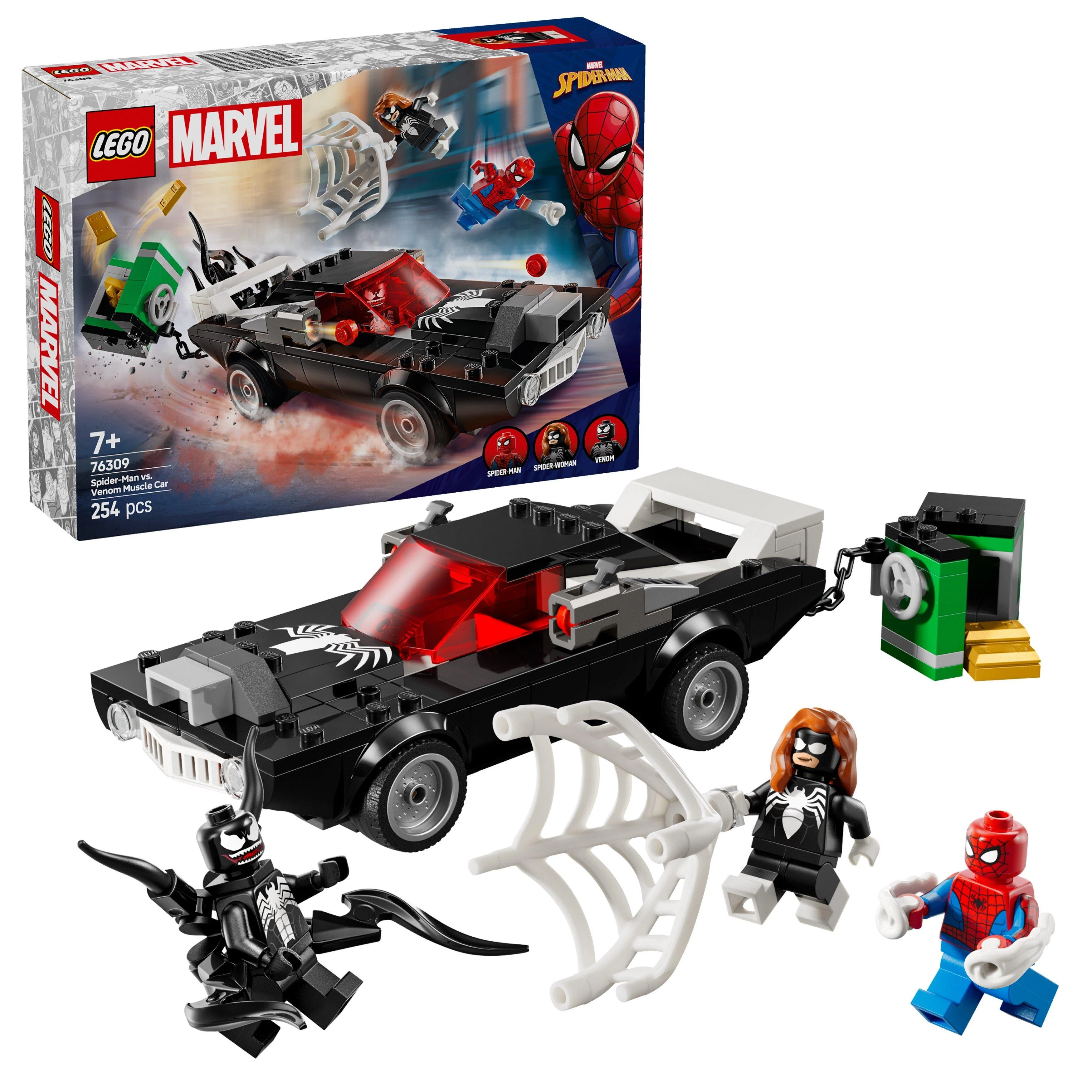 Lego Marvel Spider-Man vs. Venom Muscle Car 76309 - Image 2