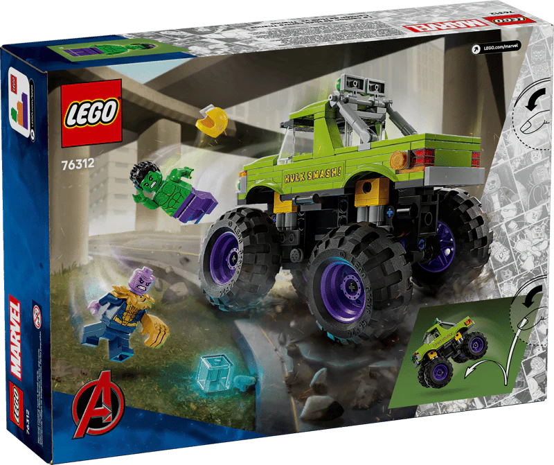 Lego Marvel The Hulk Truck vs. Thanos 76312