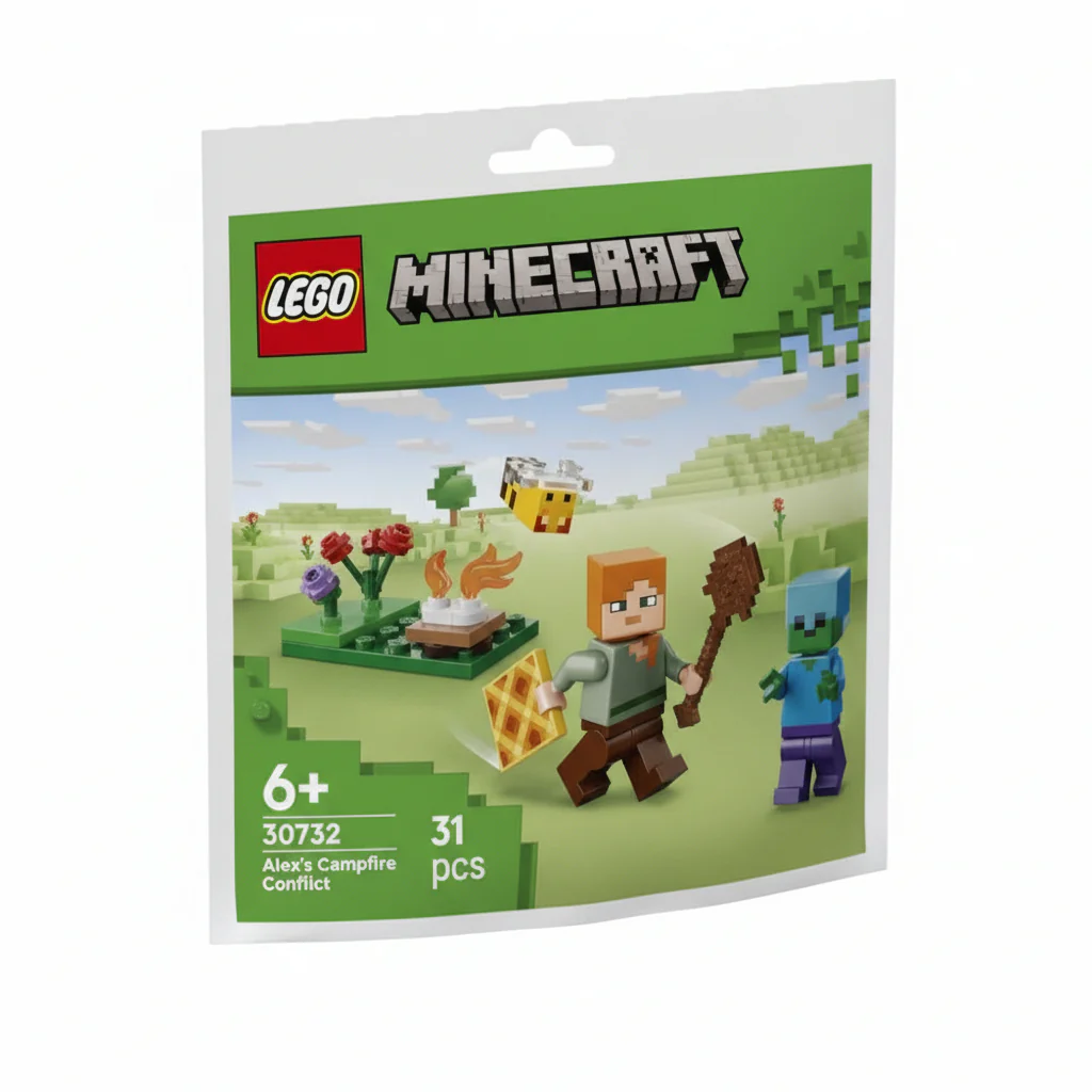 Lego Minecraft Alex's Campfire Conflict