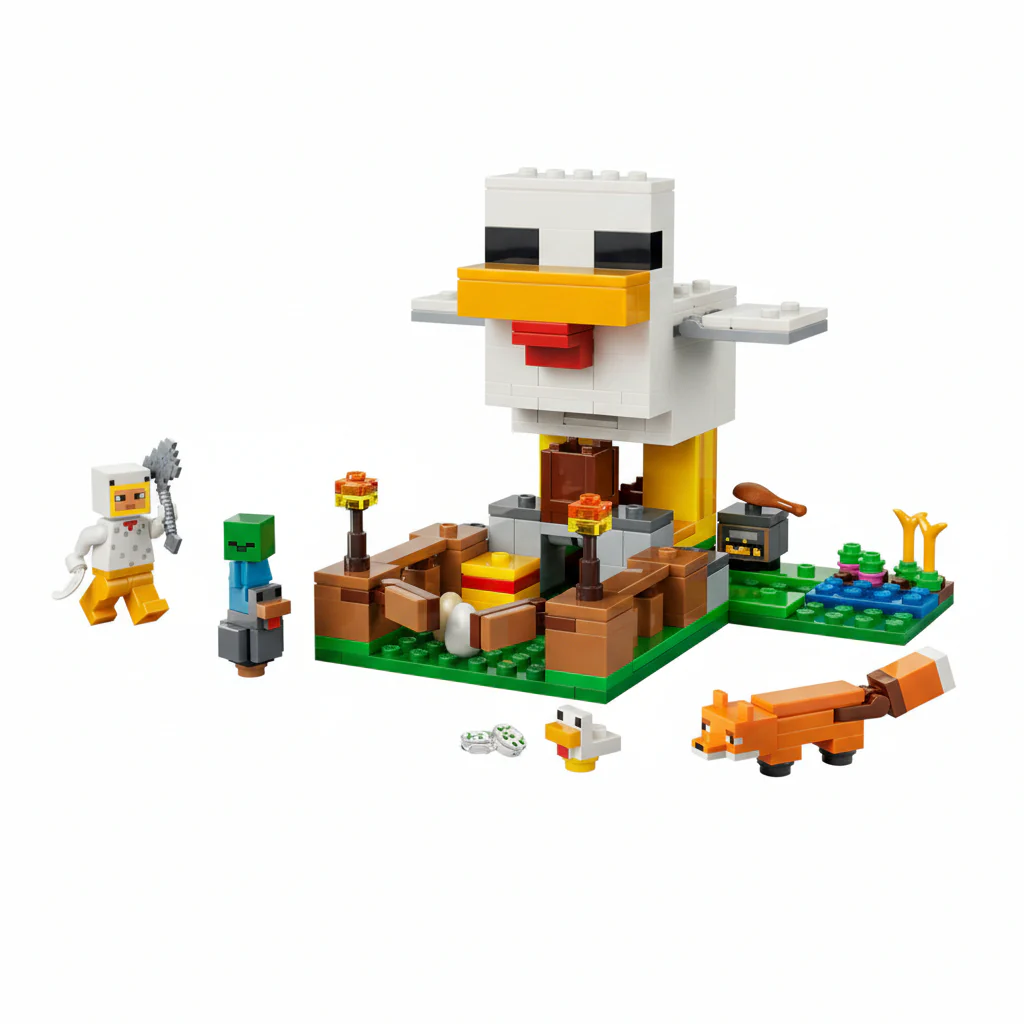 Lego Minecraft Chicken Farm 21585 - Image 2