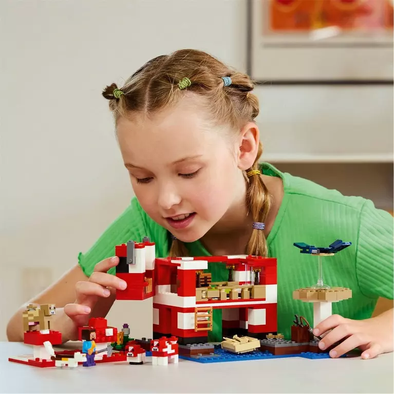 Lego Minecraft The Mooshroom House 21270 - Image 3