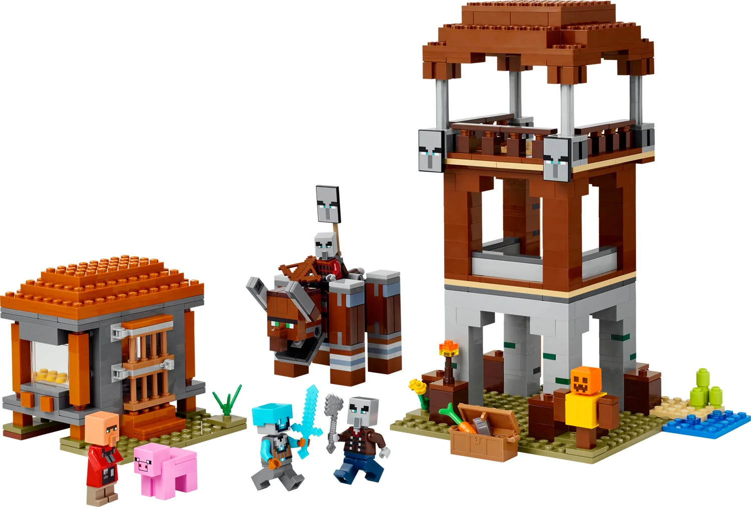 Lego Minecraft The Pillager Outpost and Ravager 21278 - Image 2