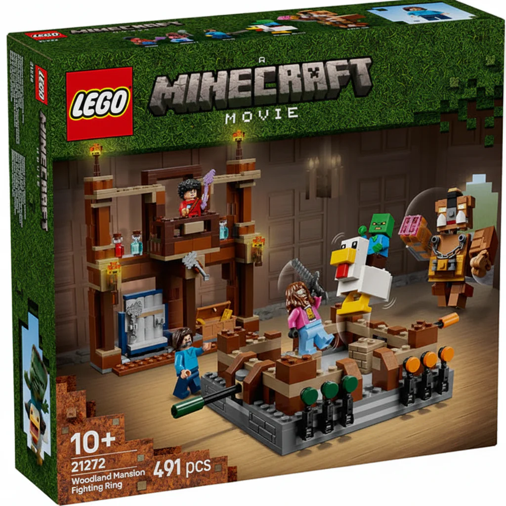 Lego Minecraft Woodland Mansion Fighting Ring 21272