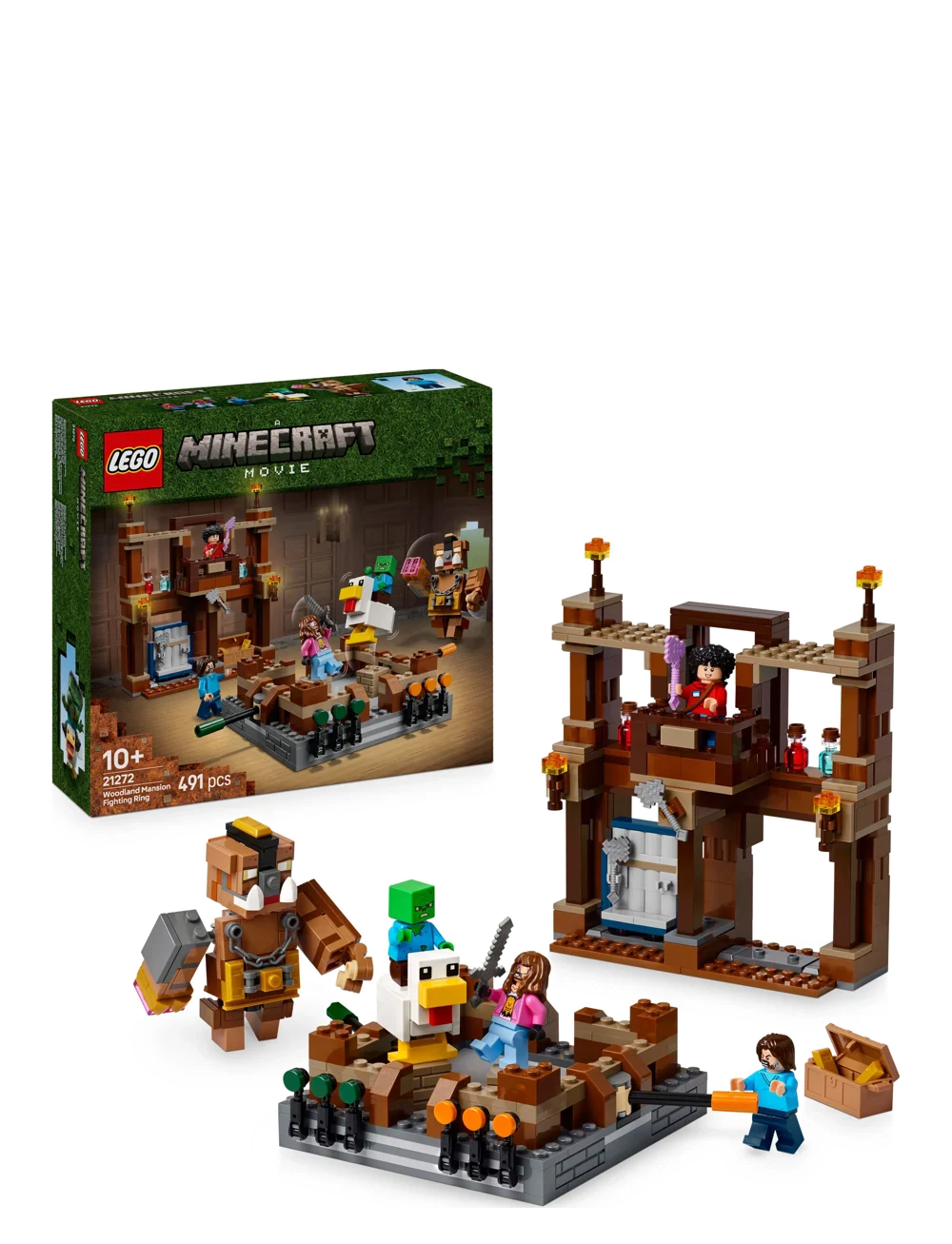 Lego Minecraft Woodland Mansion Fighting Ring 21272 - Image 2