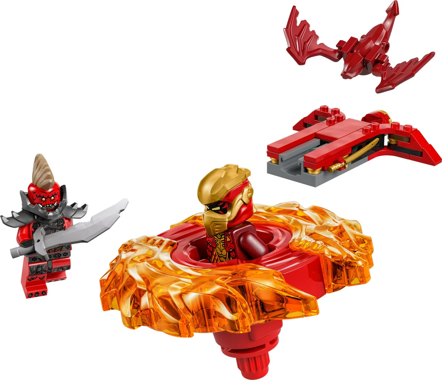 Lego Ninjago Kai's Dragon Spinjitzu Spinner 71823 - Image 3