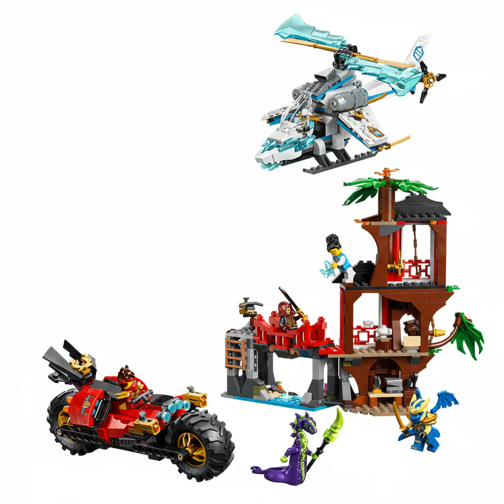 Lego Ninjago Ninja Vehicle Tree House Battle 71857 - Image 2