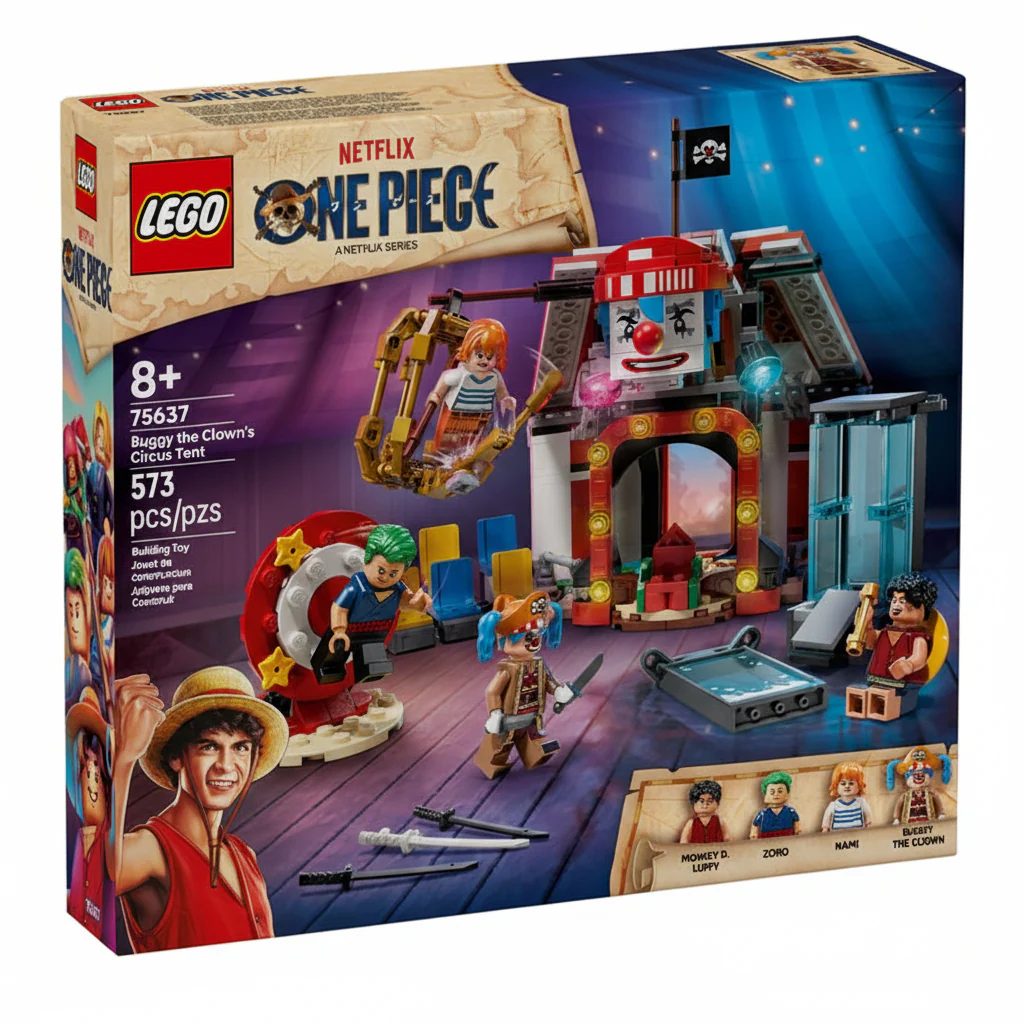 Lego One Piece Buggy the Clown's Circus Tent 75637